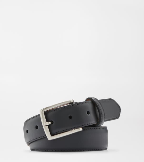 Excursionist Calf Leather Belt in Black
