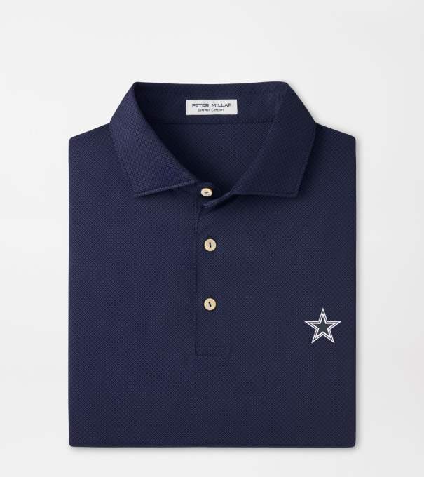 Dallas Cowboys Hugo Performance Jersey Polo in Navy