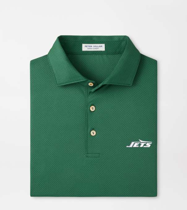 New York Jets Hugo Performance Jersey Polo in Green1