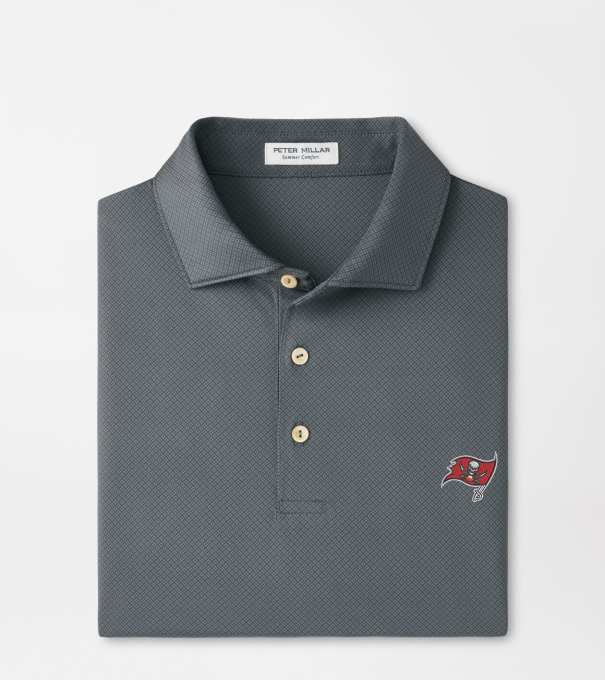 Tampa Bay Buccaneers Hugo Performance Jersey Polo in Iron