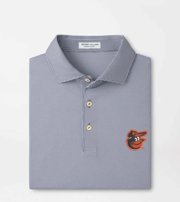 Baltimore Orioles Border Performance Jersey Polo in Iron