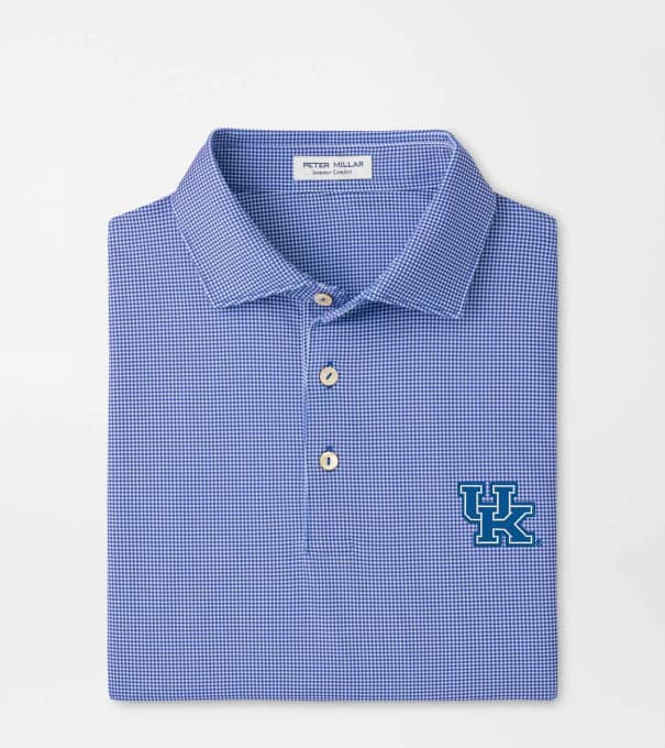 Kentucky Border Performance Jersey Polo in Blue3