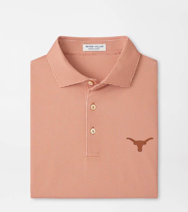 Texas Border Performance Jersey Polo in Rust1
