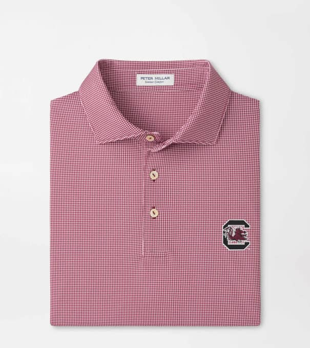 South Carolina Border Performance Jersey Polo in Maroon2