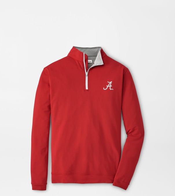 Alabama Perth Performance Quarter-Zip in Crimson1
