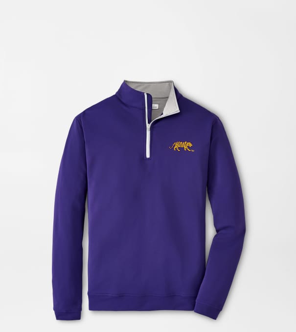 LSU Perth Performance Quarter-Zip in Purple2