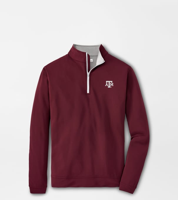 Texas A&M Perth Performance Quarter-Zip in Maroon3