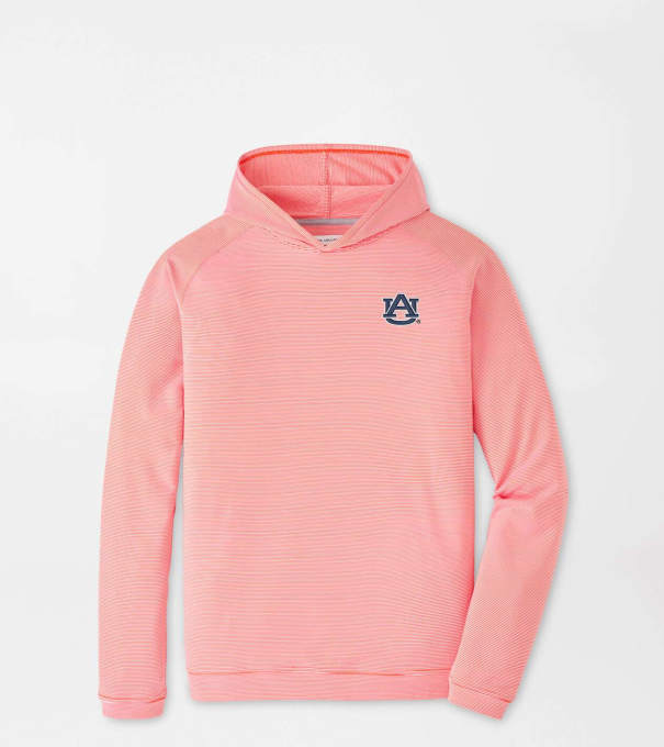 Auburn Pine Sugar Stripe Performance Hoodie in Orange6