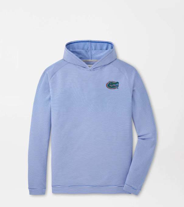 Florida Pine Sugar Stripe Performance Hoodie in Blue3