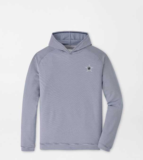 Dallas Cowboys Pine Sugar Stripe Performance Hoodie in Navy