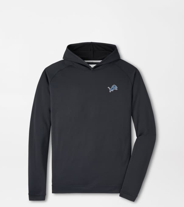Detroit Lions Pine Performance Hoodie in Black
