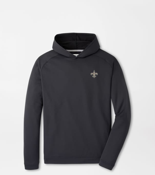 New Orleans Saints Pine Performance Hoodie in Black