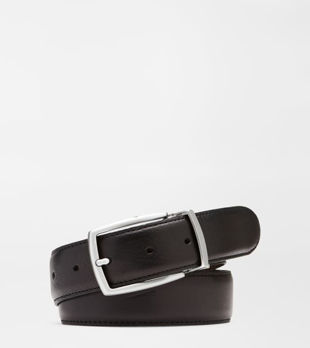 Reversible Leather Belt in Black/Brown