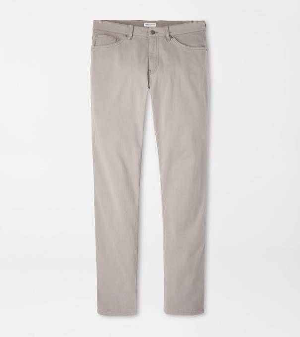 Signature Sateen Five-Pocket Pant in Gale Grey