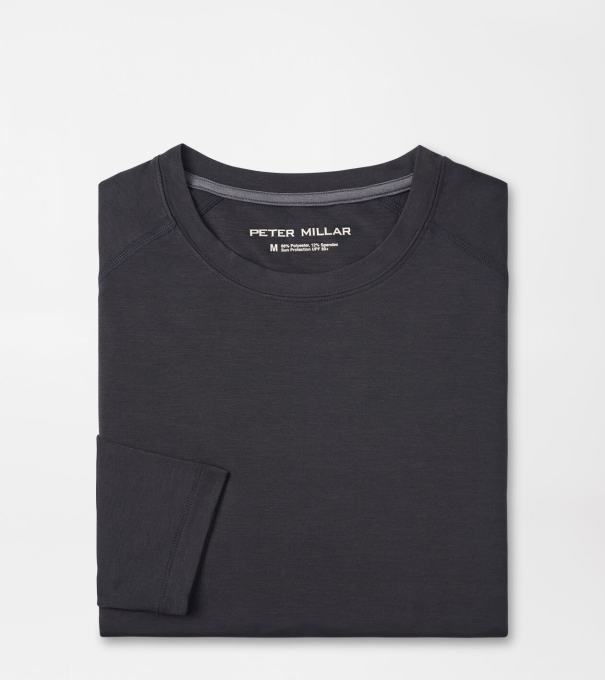 Aurora Performance Long-Sleeve T-Shirt in Black