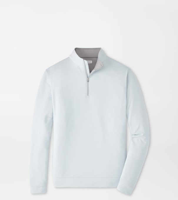 Perth Performance Quarter-Zip in British Grey