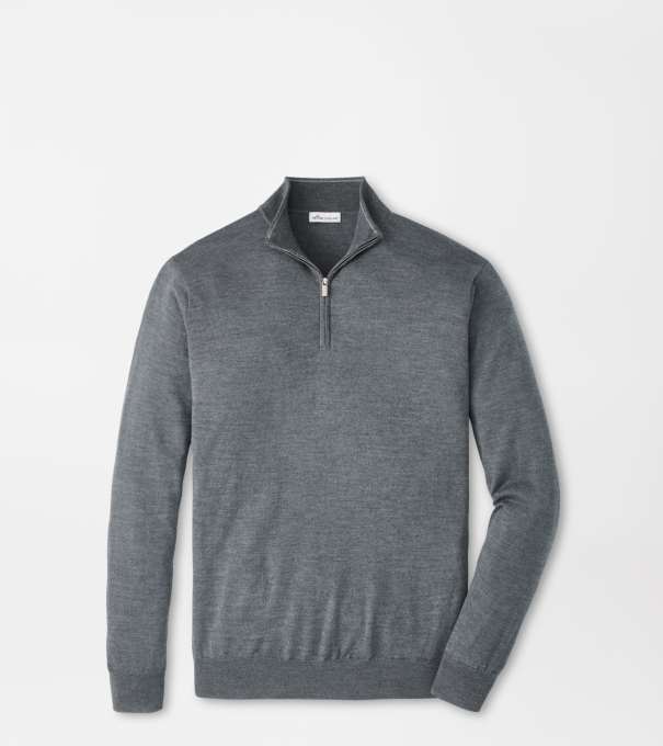 Autumn Crest Quarter-Zip in Charcoal