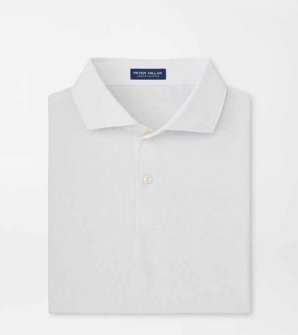 Soul Performance Mesh Polo in White