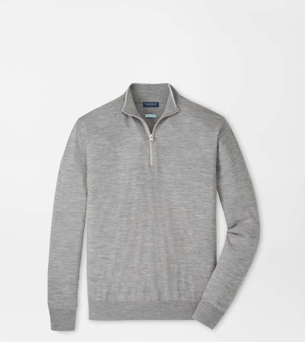 Excursionist Flex Quarter-Zip Sweater in Gale Grey
