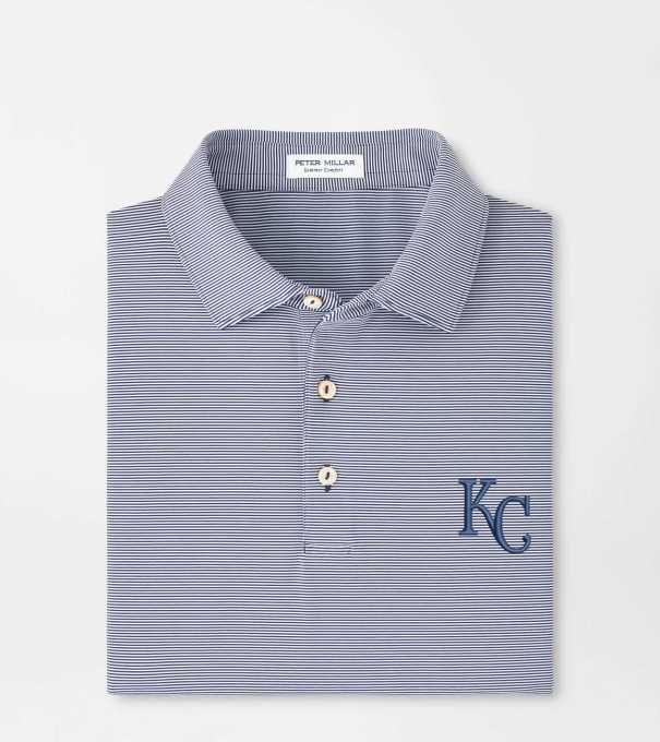 Kansas City Royals Jubilee Performance Jersey Polo in Navy