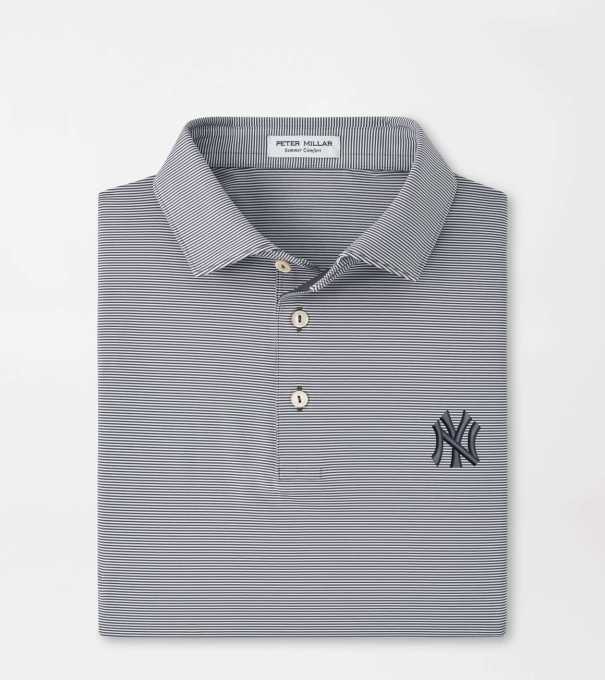 New York Yankees Jubilee Performance Jersey Polo in Iron