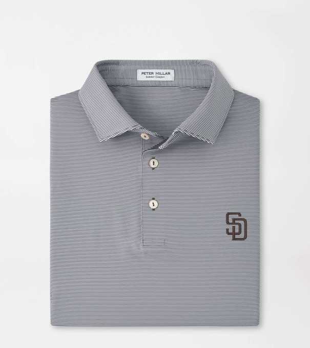 San Diego Padres Jubilee Performance Jersey Polo in Iron