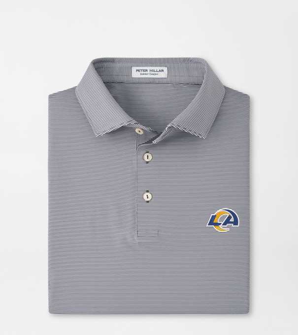 Los Angeles Rams Jubilee Performance Jersey Polo in Iron