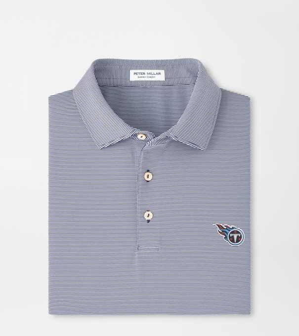Tennessee Titans Jubilee Performance Jersey Polo in Navy
