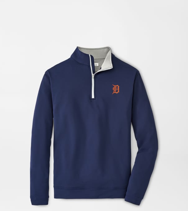 Detroit Tigers Perth Performance Quarter-Zip in Navy