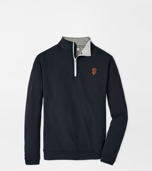 San Francisco Giants Perth Performance Quarter-Zip in Black