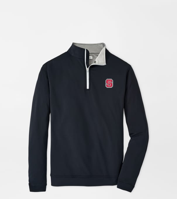 NC State Perth Performance Quarter-Zip in Black
