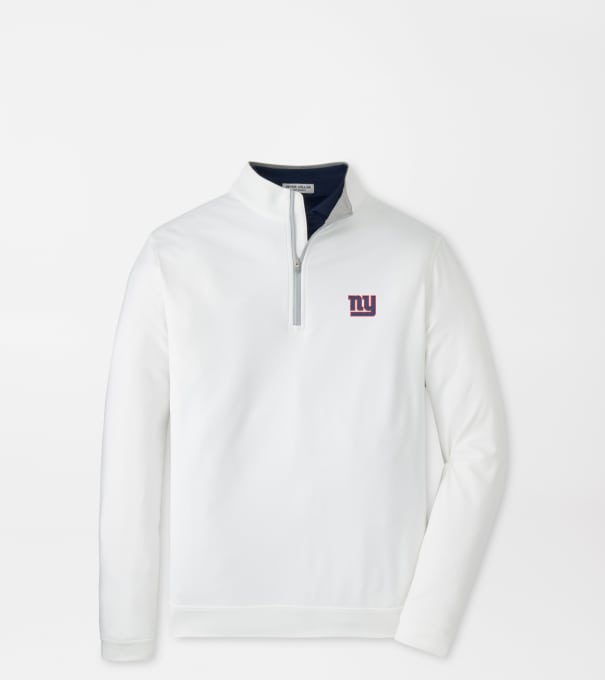 New York Giants Perth Performance Quarter-Zip in White