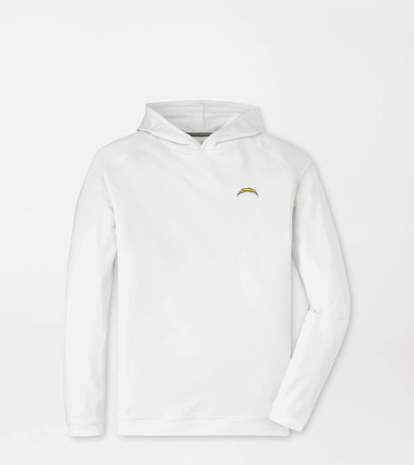 Los Angeles Chargers Pine Performance Hoodie in White
