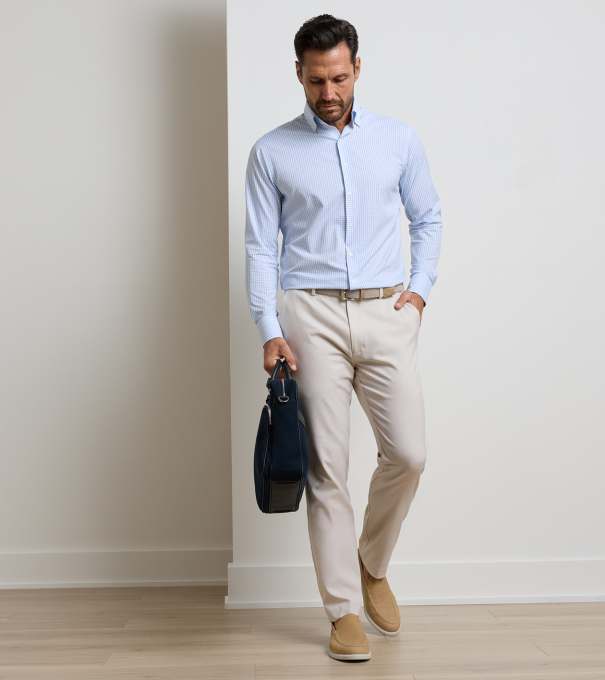 Charlotte Performance Trouser in Stone