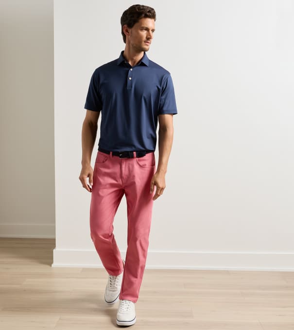eb66 Performance Five-Pocket Trouser in Chili Red