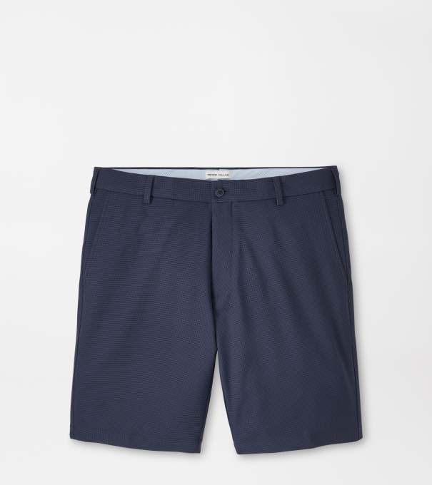 Salem Houndstooth Performance Short in Navy