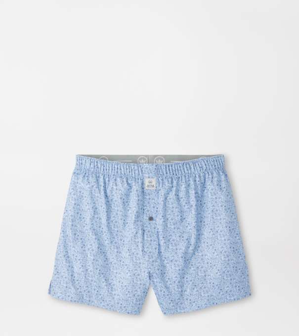 Parker Performance Boxer Short in Stream Blue