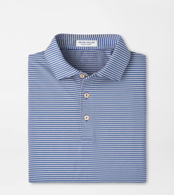 Hales Performance Jersey Polo in Windsor Blue