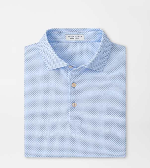 Medina Performance Jersey Polo in BLUEBIRD