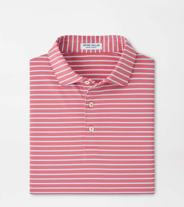 Dunnes Performance Jersey Polo in Chili Red