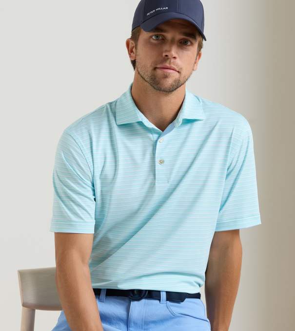 Dunnes Performance Jersey Polo in Clearwater