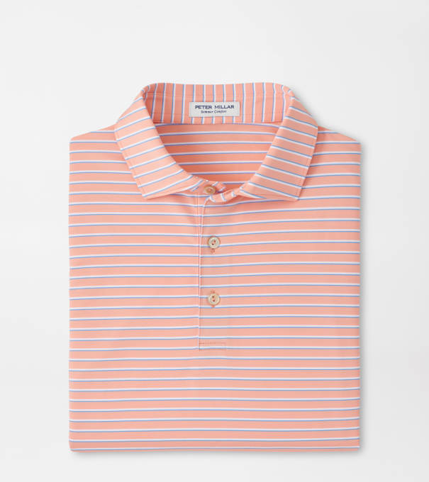 Dunnes Performance Jersey Polo in SUMMER APRICOT