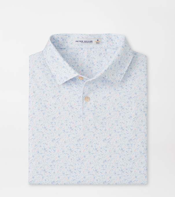 Featherweight Land Of The Free Performance Polo in White