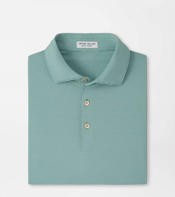 Jubilee Performance Jersey Polo in SNOW PEA