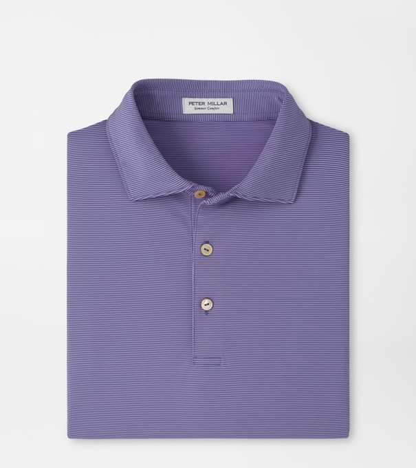 Jubilee Performance Jersey Polo in Windsor Blue/Purple Iris