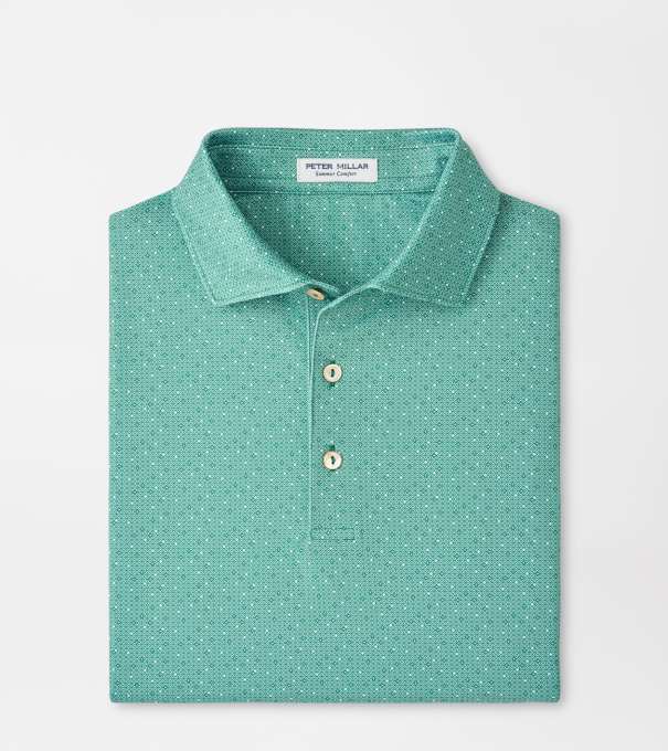 Dashwood Performance Jersey Polo in SNOW PEA