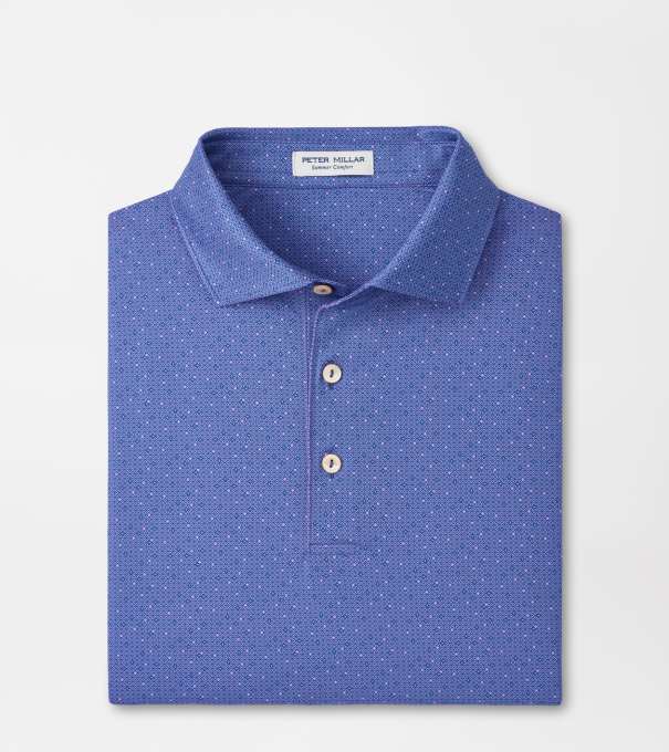 Dashwood Performance Jersey Polo in Windsor Blue