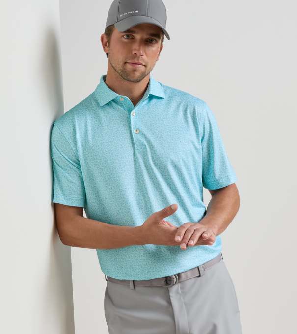 Jellyfish Performance Jersey Polo in Clearwater
