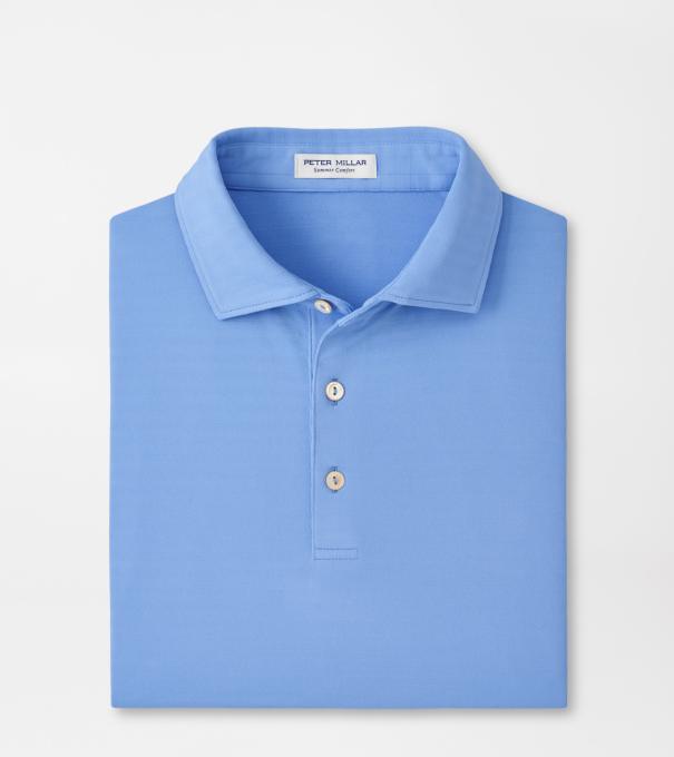 Clark Performance Jersey Polo in BLUEBIRD