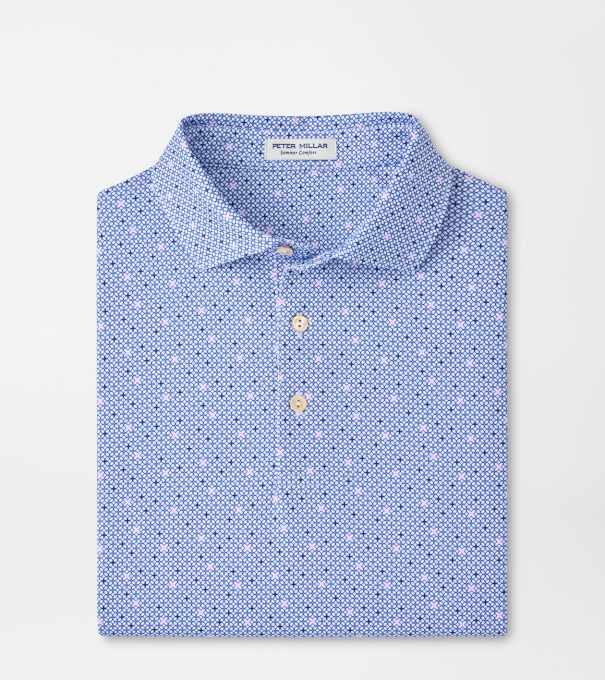 Barrier Performance Jersey Polo in White